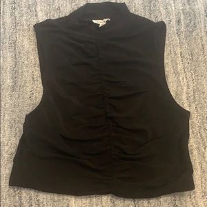 Cotton Candy LA black crop top. gently worn